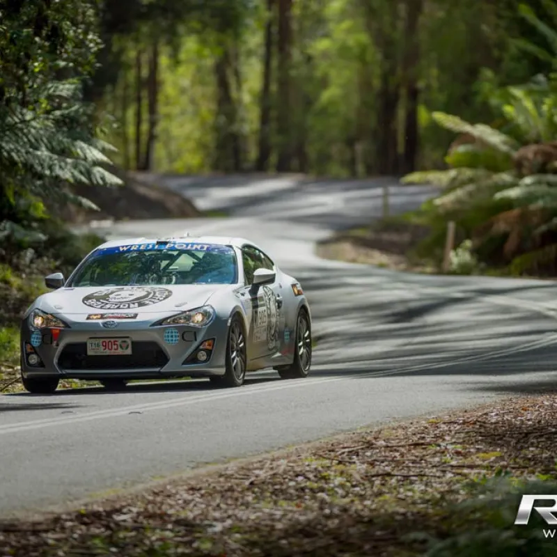 ROH Azzuro wheels - Toyota 86 competing in Targa Tasmania
